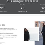 Baronia fashion website collection section thumbnail