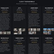 COMRAN home renovation website testimonials section thumbnail