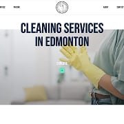 Eco Safe Cleaning Edmonton website homepage thumbnail