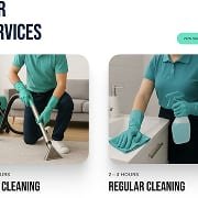 Eco Safe Cleaning Edmonton website services section thumbnail