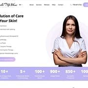 MakeMeWow beauty website homepage thumbnail