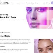 MakeMeWow beauty website service detail page thumbnail